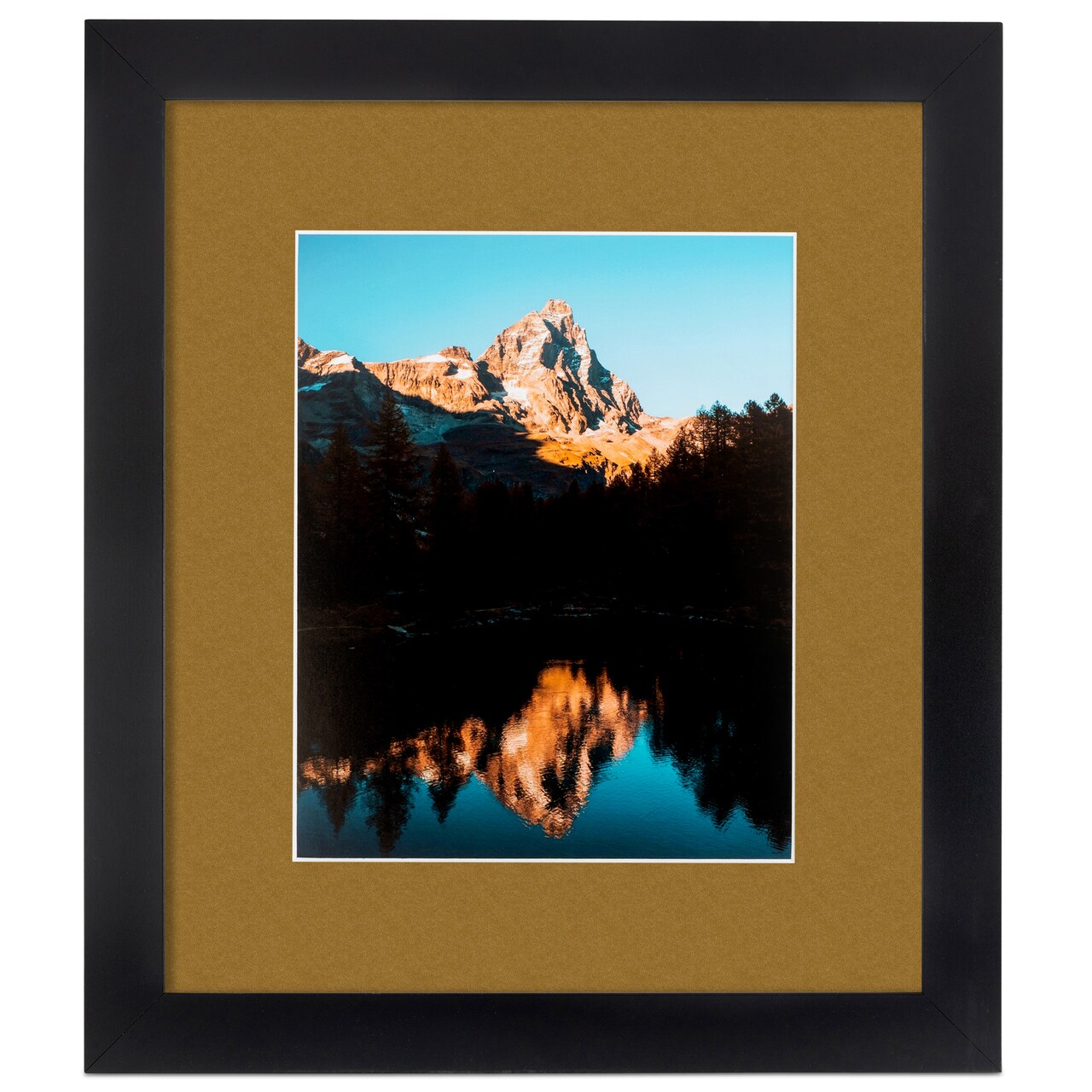 ArtToFrames 24x34 Matted Picture Frame with 20x30 Single Mat Photo  Opening Framed in 1.25 Black and 2 Mat (FWM-3926-24x34)